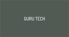 Desktop Screenshot of gurutech.info
